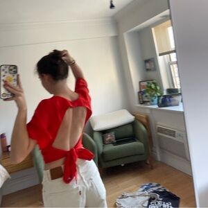 Free people cutout top